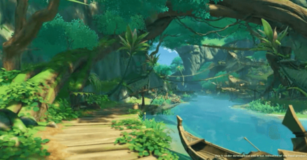 Genshin - Dharma Forest Jungle Boat Area