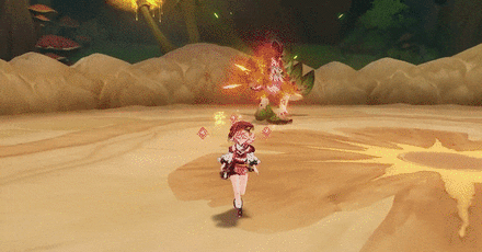 Genshin - Jadeplume Terrorshroom - Burning Reaction