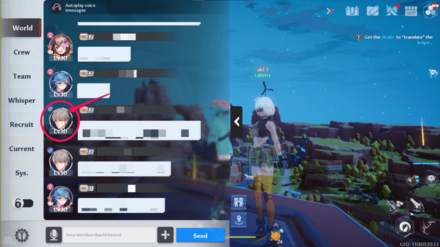 Adding Friends from World Chat 1