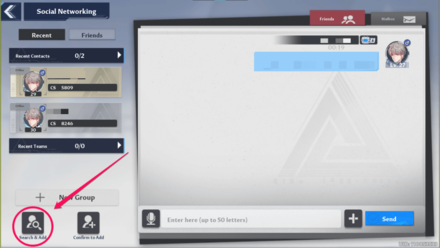 Adding Friends from Friends Menu 2