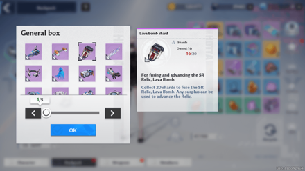 Tower of Fantasy - Obtain 20 Lava Bomb Shards