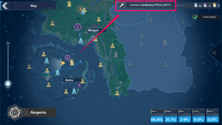 Tower of Fantasy - Coordinates