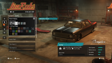 Saints Row - Standard Paint Types