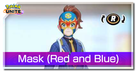 Pokemon UNITE - Mask (Red and Blue) Banner