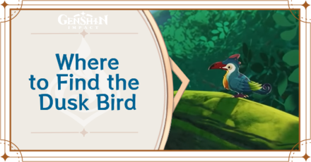 Genshin Impact - Where to Find Dusk Bird and Basic Information