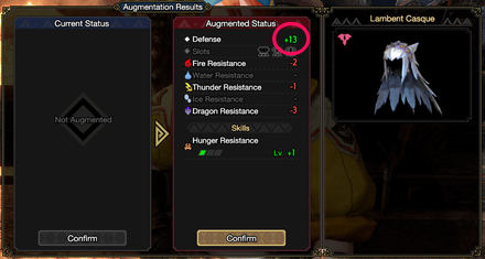 MH Rise Sunbreak - High Rarity Armor Augment