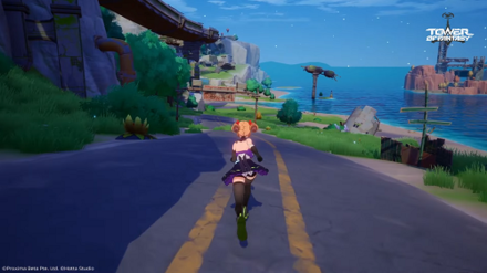 Tower of Fantasy - Running on the Map