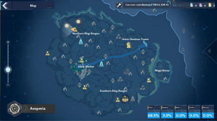 Tower of Fantasy - Map