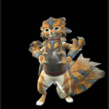 Felyne Tigrex S Set Image
