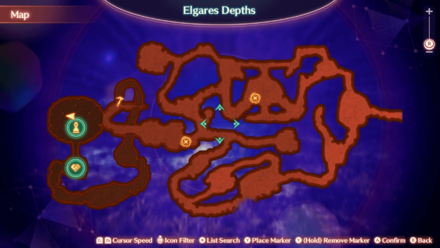 Xenoblade 3 - Elgares Depths Map
