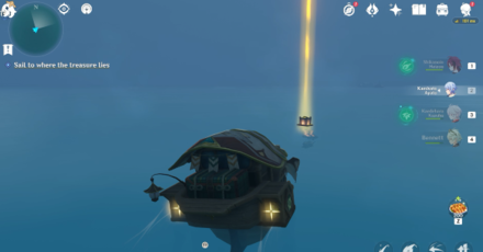Genshin - The Final Treasure - Final sail the treasure location