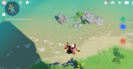 Genshin - The Final Treasure - Talk to Kosekimaru the final time