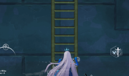 Tower of Fantasy - Climb up the ladder if you fall down