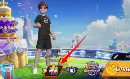 Pokemon UNITE - Go to the Anniversary Plaza
