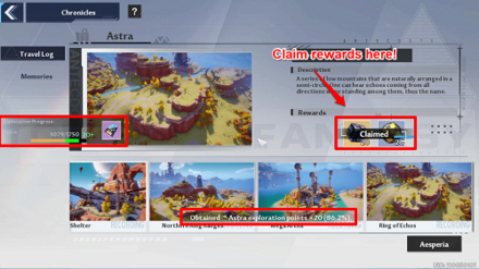 Tower of Fantasy - Chronicles Rewards