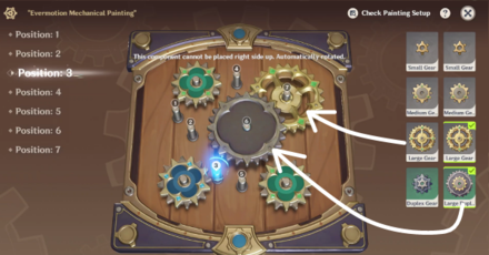 Genshin - Large Duplex Gear Automatically Flips