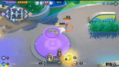 Pokemon UNITE - Tyranitar Defeating Aipom Using Bite.gif