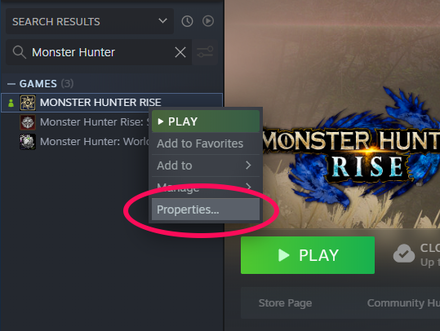 MH Rise Sunbreak - Monster Hunter Rise Steam Properties