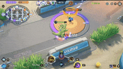 Pokemon UNITE - Tyranitar Escaping Using Ancient Power