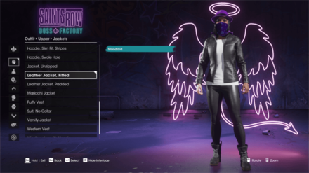 Saints Row - Outfit Customization Tab