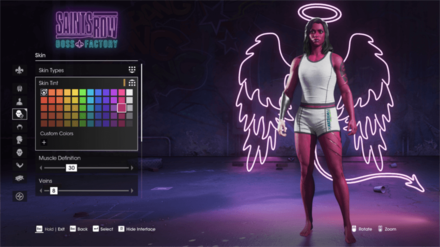 Saints Row - Skin Customization Tab