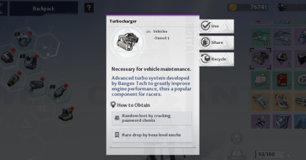 Tower of Fantasy - Vehicle Parts from World Bosses.png