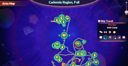 Culinary Repertoire Zoomed Out Map