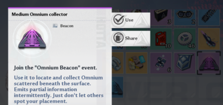 Tower of Fantasy - Find Beacon in Backpack