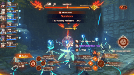Xenoblade Chronicles 3 Survivors Moebius U Battle