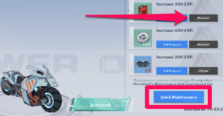 Tower of Fantasy - Quick Maintenance