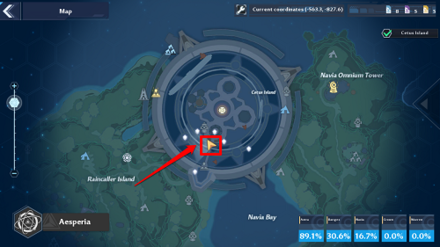 Tower of Fantasy - Cetus Island Map