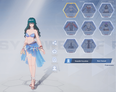 Seaside Vacation - Tower of Fantasy