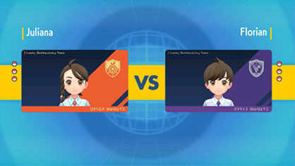 Pokemon Scarlet and Violet SV - Battle Stadium Versus Screen