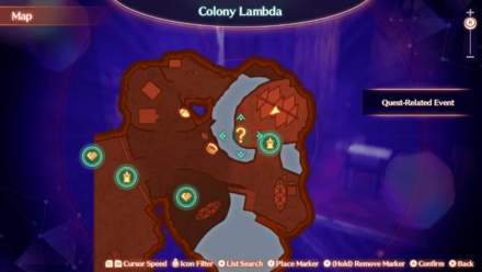 Effervescent Heart Zoomed In Map