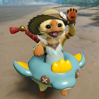 MH Rise Sunbreak - DLC Pack 6 - F Summer Palico