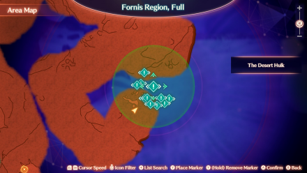 The Desert Hulk Zoomed In Map