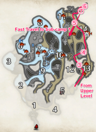 MH Rise Sunbreak - Scorched Ore Lava Caverns Lower