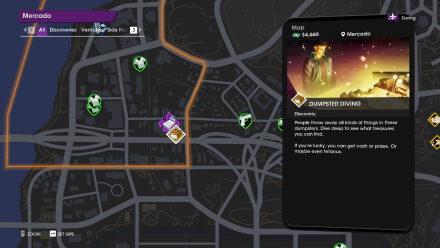 Saints Row 2022 - Dumpster Icon on Map