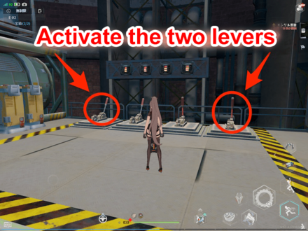 Tower of Fantasy - Activate the Leftmost and Rightmost Levers