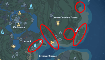 Tower of Fantasy - Firecap Crown Location