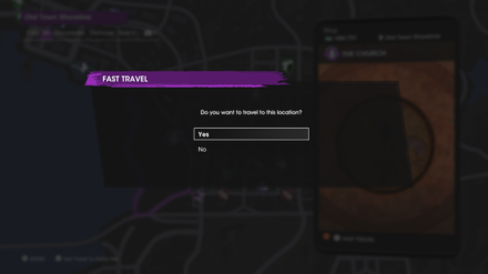 Saints Row Fast Travel Option