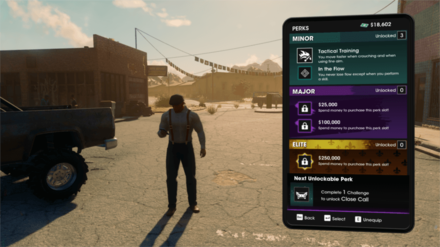 Saints Row - Manage Perks in the Perks App