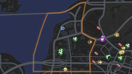 Saints Row - Mercado Map