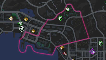 Saints Row - Marina East Map