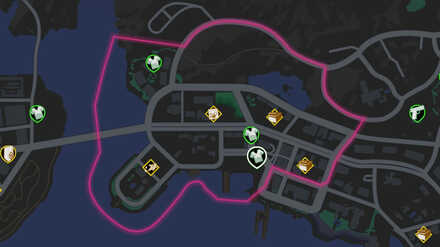 Saints Row - Marina West Map