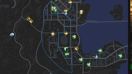 Saints Row - West Flats Map