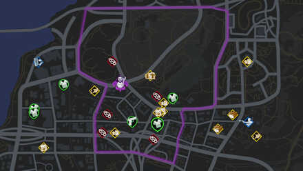 Saints Row - West Providencia Map