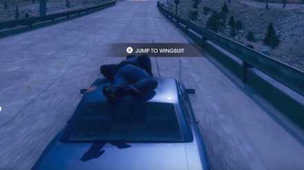 Saints Row Car to Wingsuit Step 3