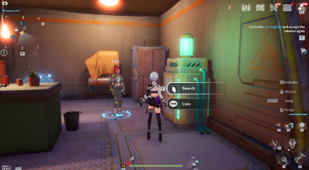 Tower of Fantasy - Getting Caught Investigating Furniture