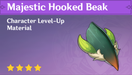 Genshin Impact - How to Get Majestic Hooked Beak and Effects